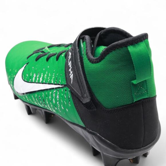 NIKE ALPHA MENACE PRO 2 MID PINE GREEN-BLACK MEN\'S FOOTBALL CLEATS 9 US main image 5